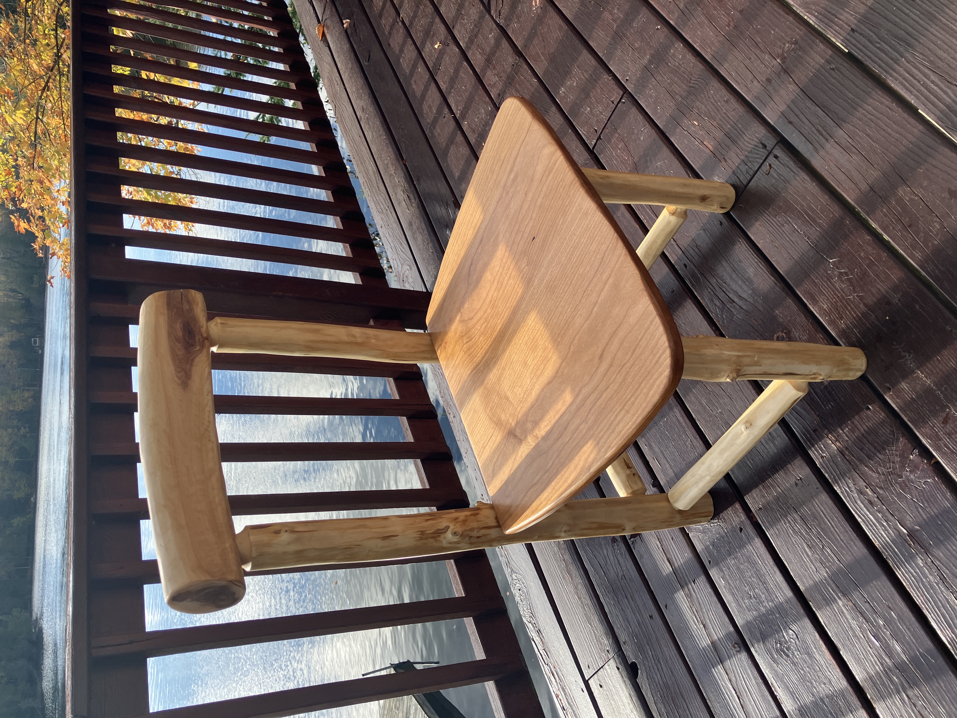View of chair in natural lighting